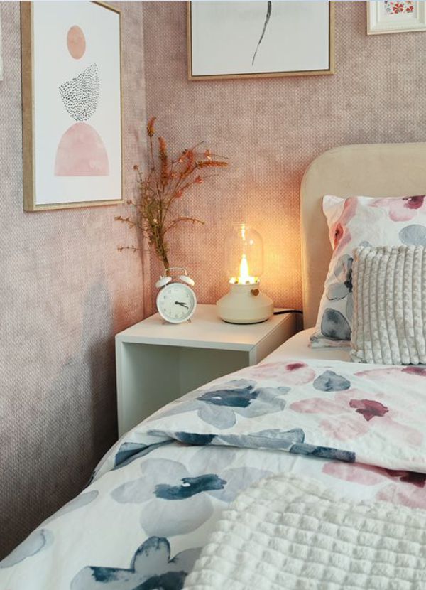 Relaxing bedroom with bedside lamps and elegant decor